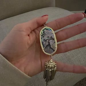 Kendra Scott Rayne Necklace in Abalone Shell